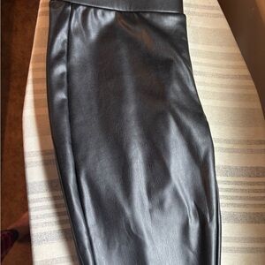 LOFT Black “Leather style” leggings